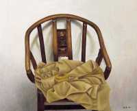 冷军 1991年11月作 椅子上的柿子